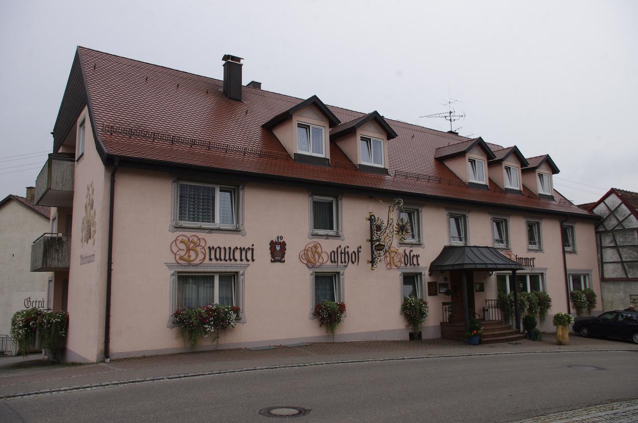 Brauereigasthof Adler Herbertingen Bagian luar foto